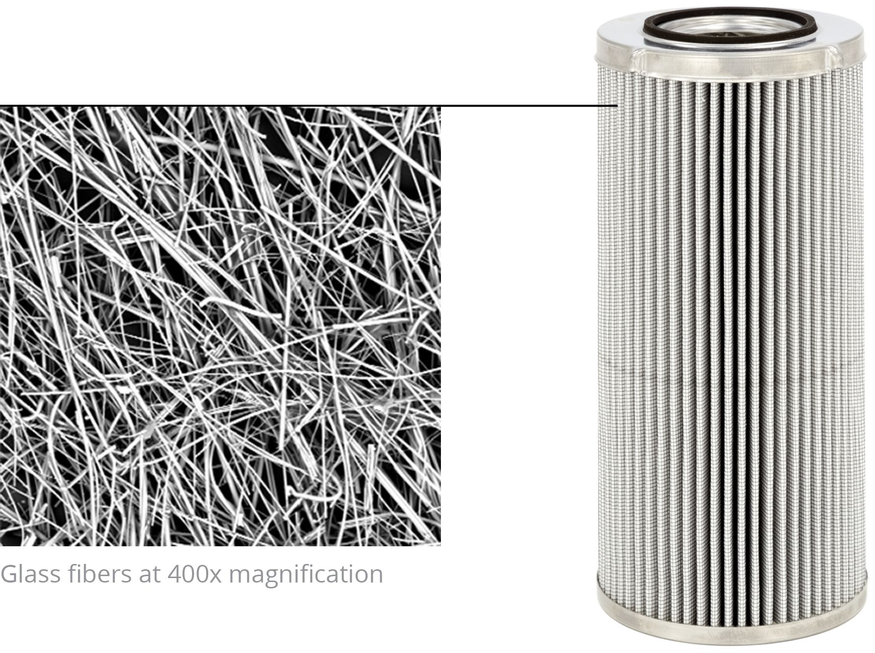 glass element with fibers image