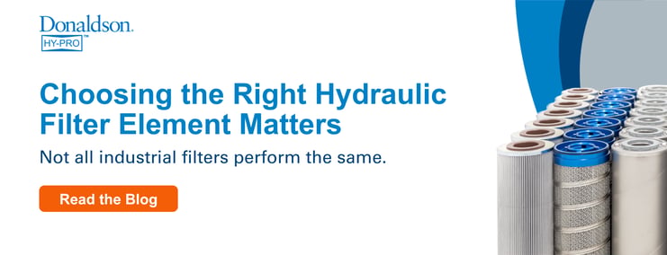 Choosing the Right Hydraulic Filter Element Matters
