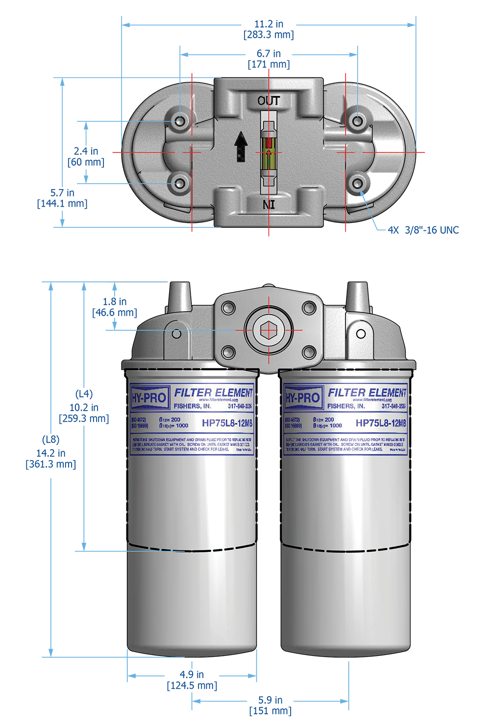 S75D Installation Drawing